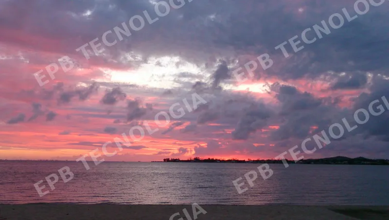 Por do sol colorido 2